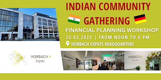 Indian Community Gathering - Financial planning workshop
