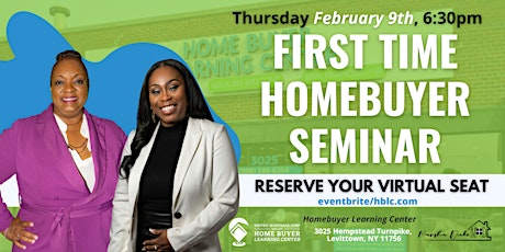 Virtual First Time Home Buyer Seminar