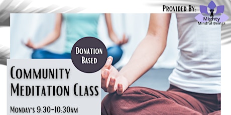 Community Meditation Class for Beginners
