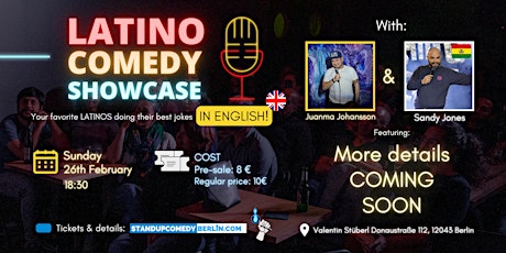Latino Comedy Showcase ...IN ENGLISH!  # 2  |  A stand-up comedy show
