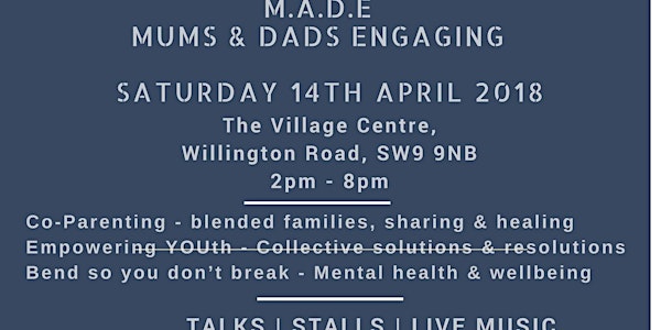 'M.A.D.E.' - Lets talk Relationships, Mental Health & YOUth in the UK