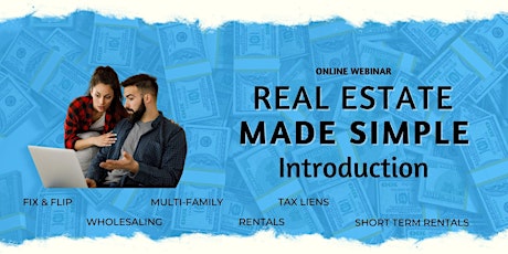 Real Estate Investing Made Simple :Zoom Introduction