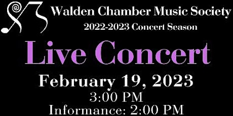 MUSIC: Walden Chamber Music Society Presents
