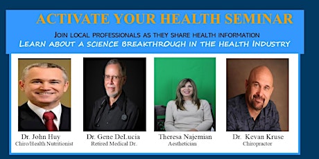 Activate Your Health Seminar