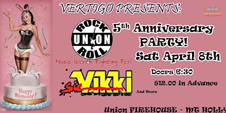 ROCK AND ROLL UNION 5th Anniversary Party with SIC VIKKI and more