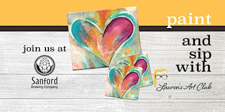 Sanford-Maitland - DIY Paint & Sip Event - Valentine Hearts