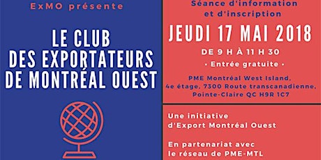 Club des exportateurs de Montréal Ouest primary image