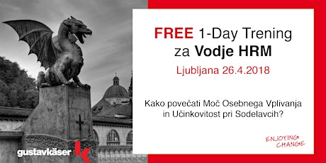 FREE 1-Day Trening za Vodje HR - gustavkäser® 26.4.18 primary image