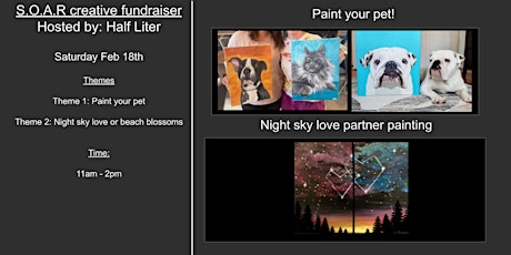 Paint your Pet or Night sky love partner painting!