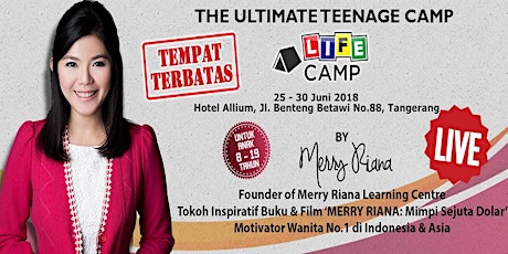 Camp Luar Biasa untuk Pengembangan Diri Remaja Anda bersama Merry Riana primary image