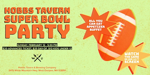 Hobbs Tavern Super Bowl Party!