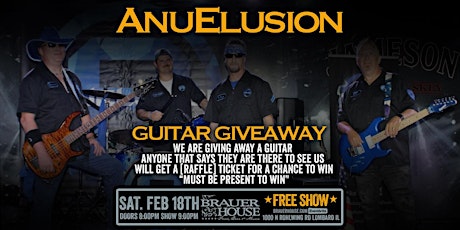 FREE SHOW! Rock Covers with AnuElusion + Guitar Giveaway!