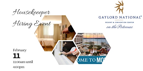 GAYLORD NATIONAL HOUSEKEEPING HIRING EVENT