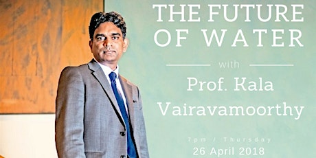 TAP: The Future of Water - with Prof. Kala Vairavamoorthy primary image