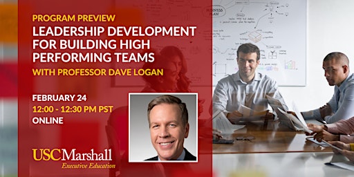 Program Preview: Leadership Development for Building High Performing Teams