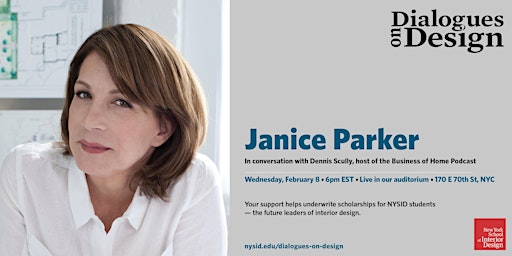 Dialogues on Design 2022-23:  Janice Parker