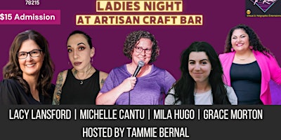 Ladies Comedy Night At The Artisan