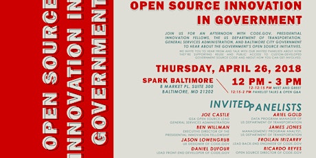 Open Source Innovation in Government with Code.gov primary image