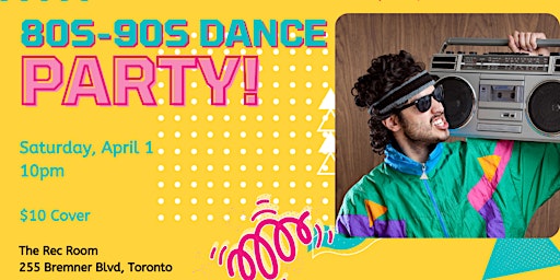 Retro 80s and 90s Video Dance Party - Featuring DJ Retro Star