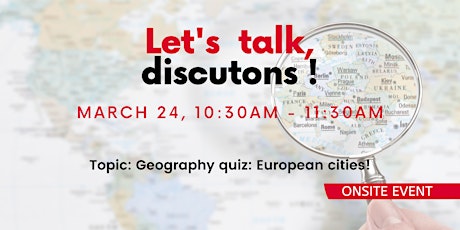 Let's talk, discutons ! - Geography quiz: European cities