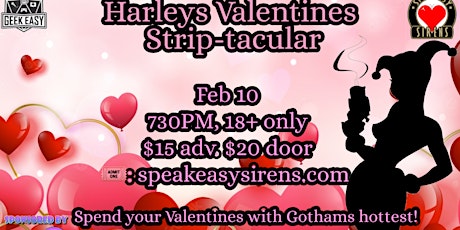 Harleys Striptacular Valentines Burlesque