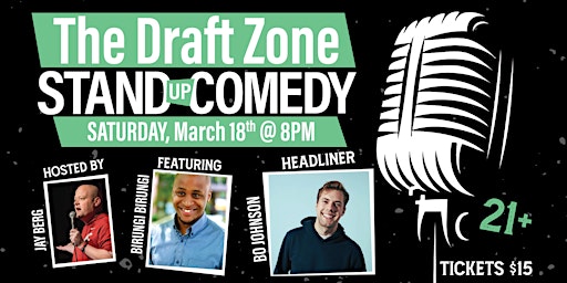Stateline Comedy Presents Bo Johnson @ The Draft Zone!
