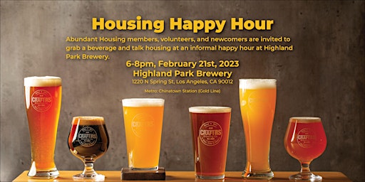 Housing Happy Hour: February