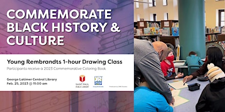 Saint Paul Public Library presents Young Rembrandts Drawing Class 2023