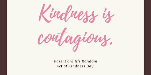 Celebrate Random Acts of Kindness Day