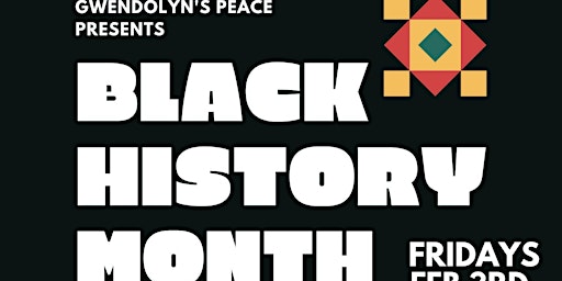 Gwendolyn's Peace Presents Black History Month Pop-up Shop
