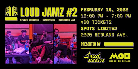 Loud Jamz #2: Studio Showcase, Networking, and Recording Jam