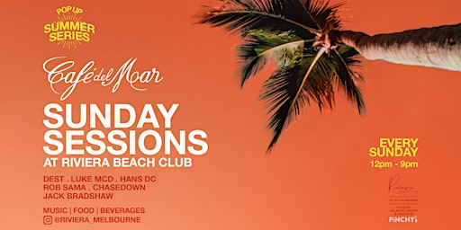 Riviera Beach Club Sundays hosted by Cafe Del Mar
