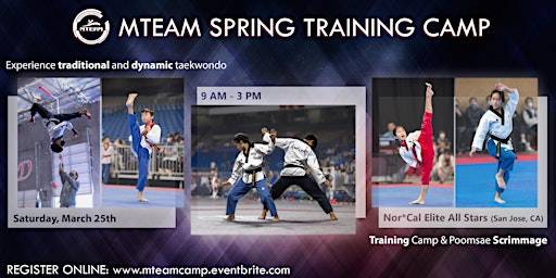 Team-M Taekwondo 2023 Spring Camp!