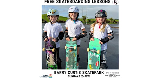 Girls Skate NZ Skateboard Clinic - Barry Curtis Skatepark