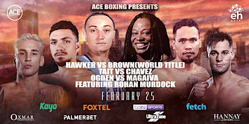 Ace Boxing presents | Hawker vs Brown (USA) - WIBA World Title