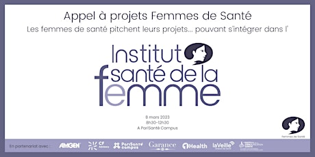 Appel à projets "Les Femmes de Santé pitchent" : Institut Santé de la femme