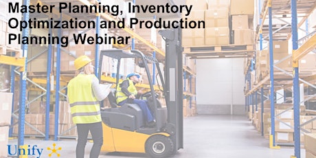 Master Planning, Inventory Optimization and Production Planning Webinar