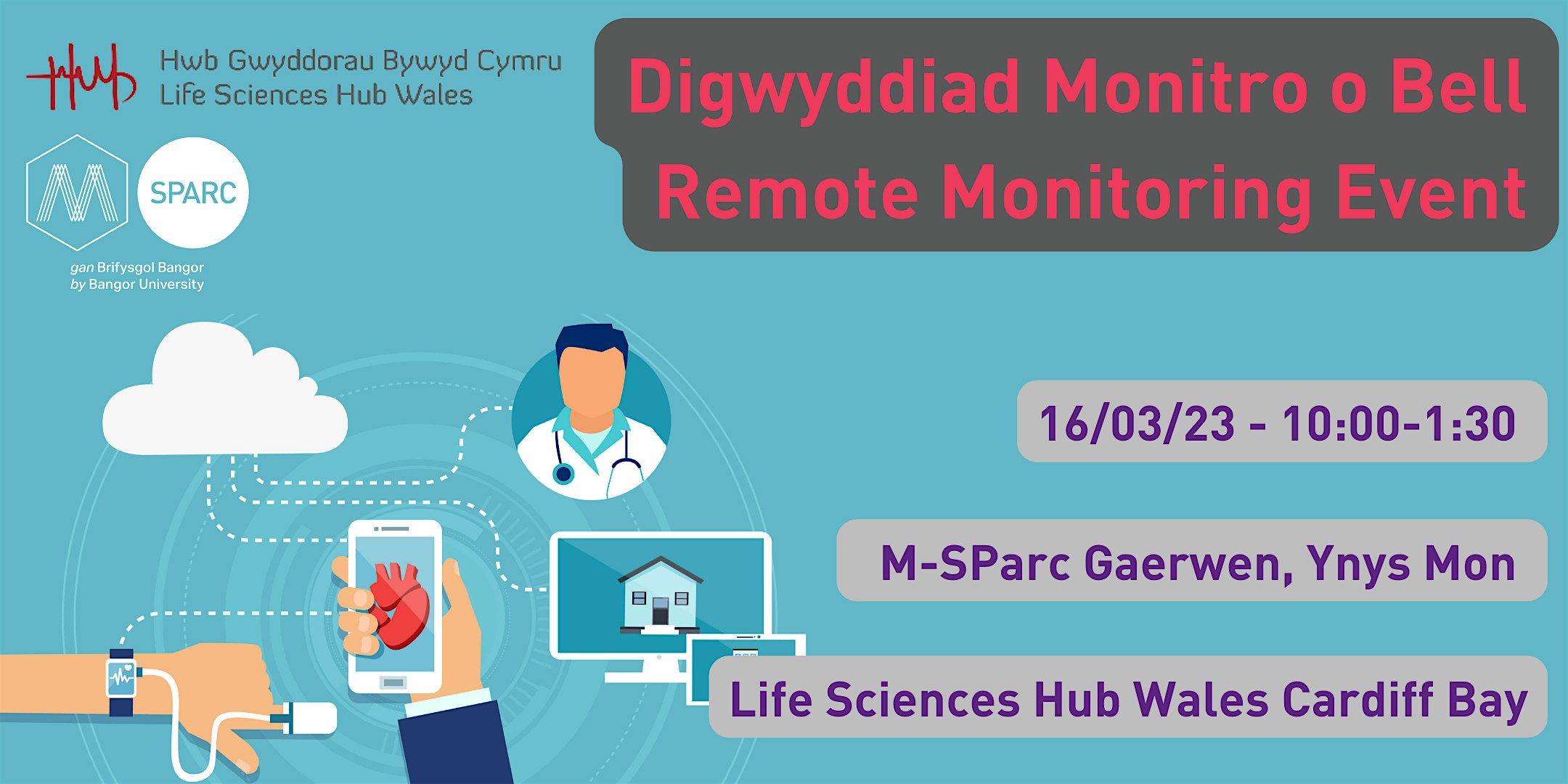 Digwyddiad Monitro o Bell // Remote Monitoring Event