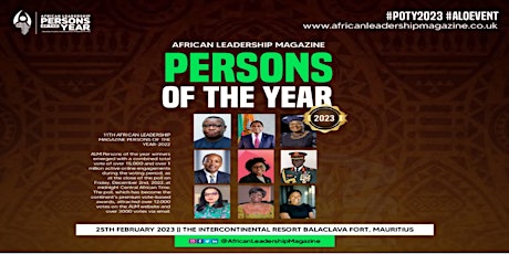 THE AFRICAN LEADERSHIP MAGAZINE PERSONS OF THE YEAR 2022 primary image