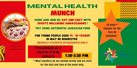 Mental Health Munch - Meet our Sports Mental Health & Wellbeing Ambassadors primary image