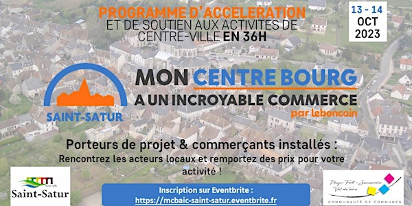 Mon Centre-Bourg a un Incroyable Commerce - Saint-Satur