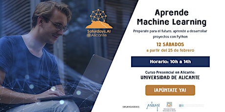 Hauptbild für AI Saturdays Alicante 4ª Edición en Machine Learning