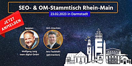 Hauptbild für SEO- & OM-Stammtisch Rhein-Main im Februar 2023