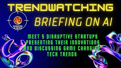 Trendwatching Briefing on AI (Online Event)