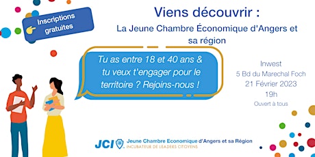 Soirée de découverte de la Jeune Chambre Economique d'Angers et sa région