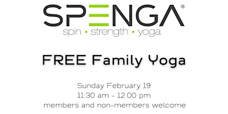 FREE Family Yoga @ SPENGA!