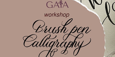 Brush pen calligraphy workshop