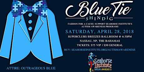 Seahorse Institute's Blue Tie Shindig for Autism Awareness Month primary image