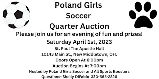 Poland Girls Soccer Quarter Auction