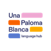 Logotipo de Una Paloma Blanca Language Hub